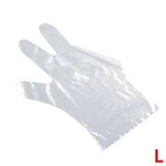 サクラメン スタンダード手袋 ポリ透明(100枚入)L 30μ