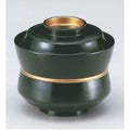 小吸椀 3.2寸杵型椀緑つば金ライン 漆器