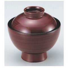 小吸椀 小丸椀朱木目 漆器