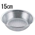UK 18-8 パンチング浅型 ボールザル 15cm