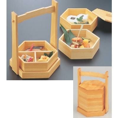 弁当箱 六角手提げ弁当