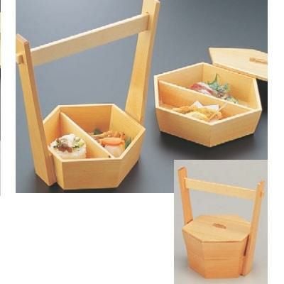 弁当箱 手桶2段弁当