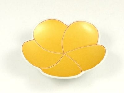 錦捻金梅型 小銘々皿