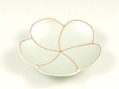 錦捻銀梅型 小銘々皿