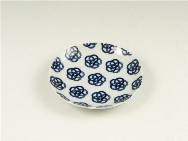 結 花結び  ３寸皿