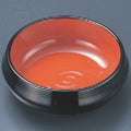 松花堂 タイコ丸鉢黒内朱天黒