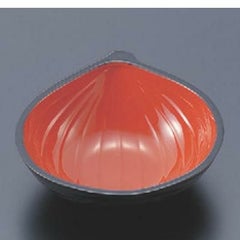 松花堂 ABSオニオン鉢黒内朱天黒