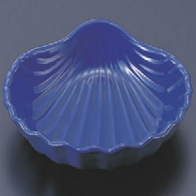 松花堂 貝型鉢瑠璃