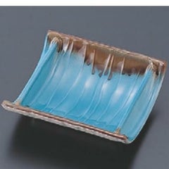 松花堂 竹割り皿清流