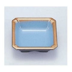 松花堂 隅切角鉢ブルー真珠