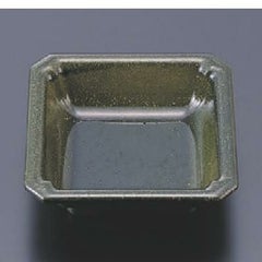 松花堂 隅切角鉢織部 洗