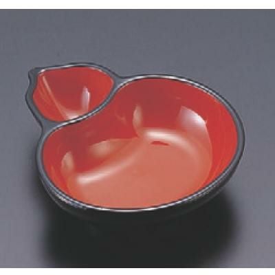 松花堂 ひさごタレ付鉢黒内朱天黒