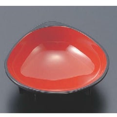 松花堂 はまぐり鉢朱天黒 幅112 奥行107 高さ35