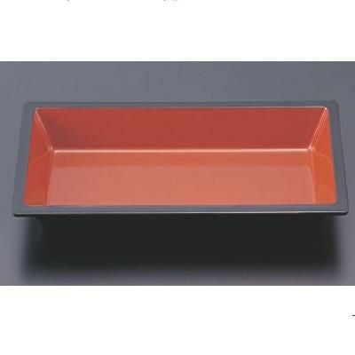 松花堂 長角鉢朱天黒