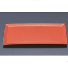 松花堂 8.5寸用吹上げ長角皿朱