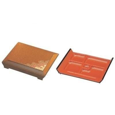 弁当箱 尺2寸福寿弁当梨地二色菊 セット