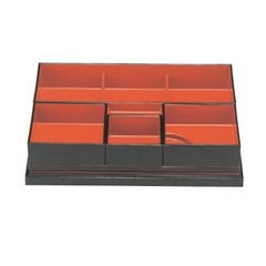 松花堂 尺2寸吹寄会席松花堂黒布目天朱全セット