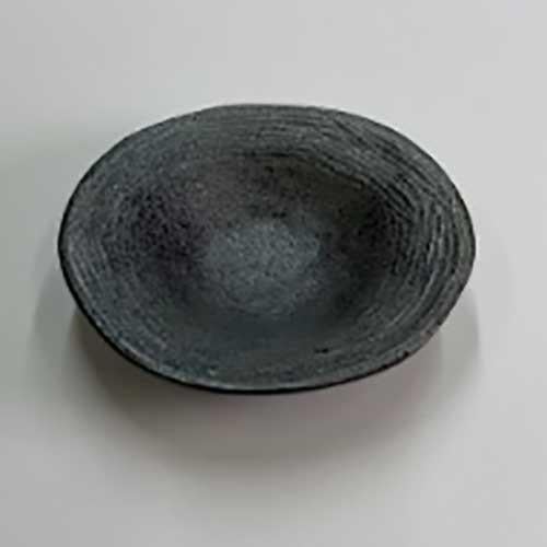 【飲食店定番】銀鱗 変型4寸皿 12.3×11.8×3cm