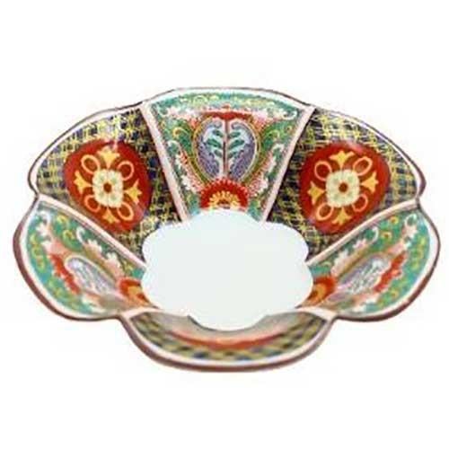 【飲食店定番】古伊万里花形5.4寸向付 φ16.3×4.5cm
