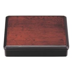 弁当箱 9寸長手弁当ケヤキ木目(仕切付)