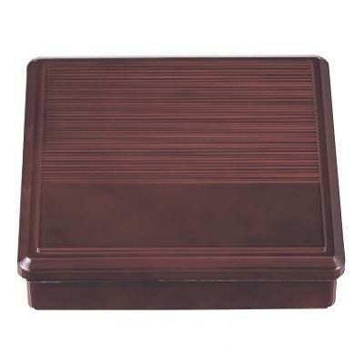 弁当箱 8寸角別仕切千筋弁当溜(仕切付)