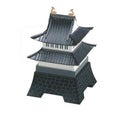 盛器  お城盛器拾萬石(3段)  幅180 奥行180 高さ280