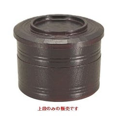 弁当箱 田吾作弁当溜内朱上段(浅型)オヤ溜内朱