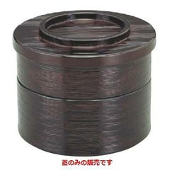 丼重 5.5寸ヘギ目丸重溜内朱塗5.5寸ヘギ目丸重用(蓋のみ)溜内朱