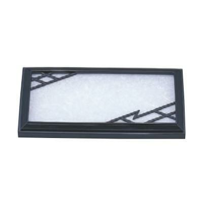 松花堂 ヘギ目松花堂用障子蓋黒