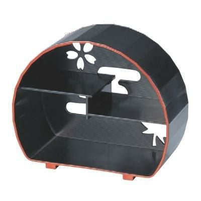 松花堂 ABS鎌倉松花堂黒天朱(大)