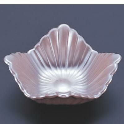 松花堂 菊四方上り鉢銀塗