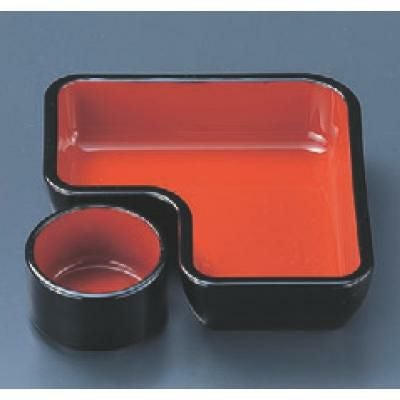 松花堂 ABSL鉢・千代久朱天黒セット