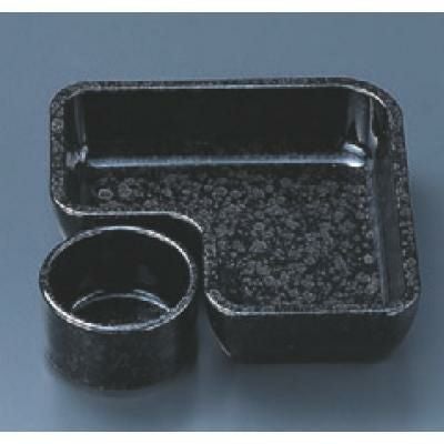 松花堂 ABSL鉢・千代久油滴天目セット