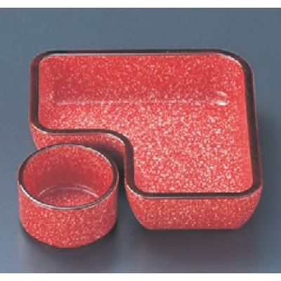 松花堂 ABSL鉢・千代久赤楽セット