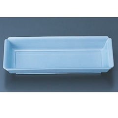 松花堂 若狭長角皿青磁