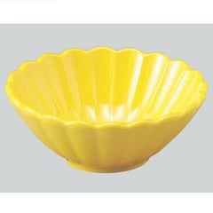 松花堂 3.3寸菊小鉢黄