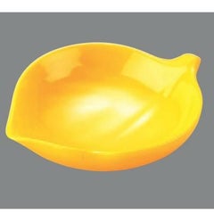 松花堂 アクリルこのは鉢(大)黄