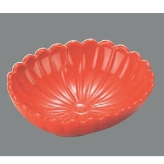 松花堂 アクリル長菊鉢朱