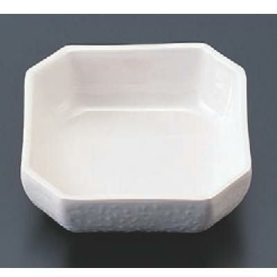 松花堂 角小鉢白