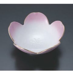 松花堂 梅鉢ピンクぼかし天金