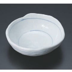 松花堂 平鉢染付ライン