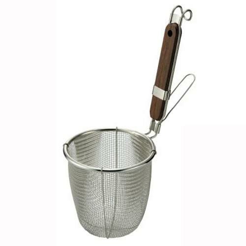 MT18-8ロース柄うどんてぼ(丸底) 針金フック