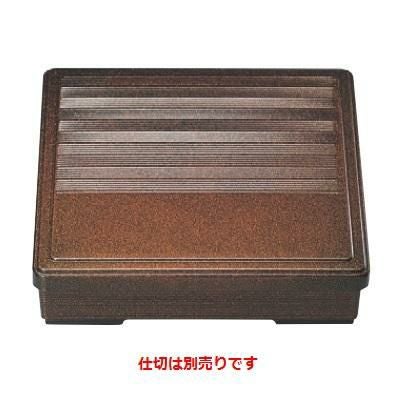 弁当箱 8寸角千筋弁当金梨地(仕切別)