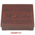 弁当箱 8寸角弁当木目(仕切別)