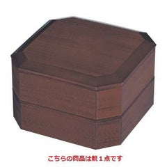 松花堂 6寸ヘギ目松花堂溜内朱 親のみ