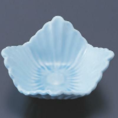 松花堂 菊四方上り鉢青磁