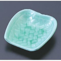 松花堂 ザル型鉢ヒワグリーン