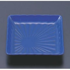 松花堂 菊角皿瑠璃