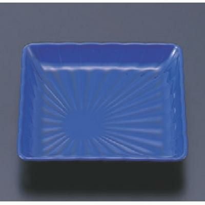 松花堂 菊角皿瑠璃