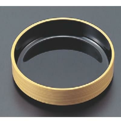 松花堂 丸鉢白木内黒